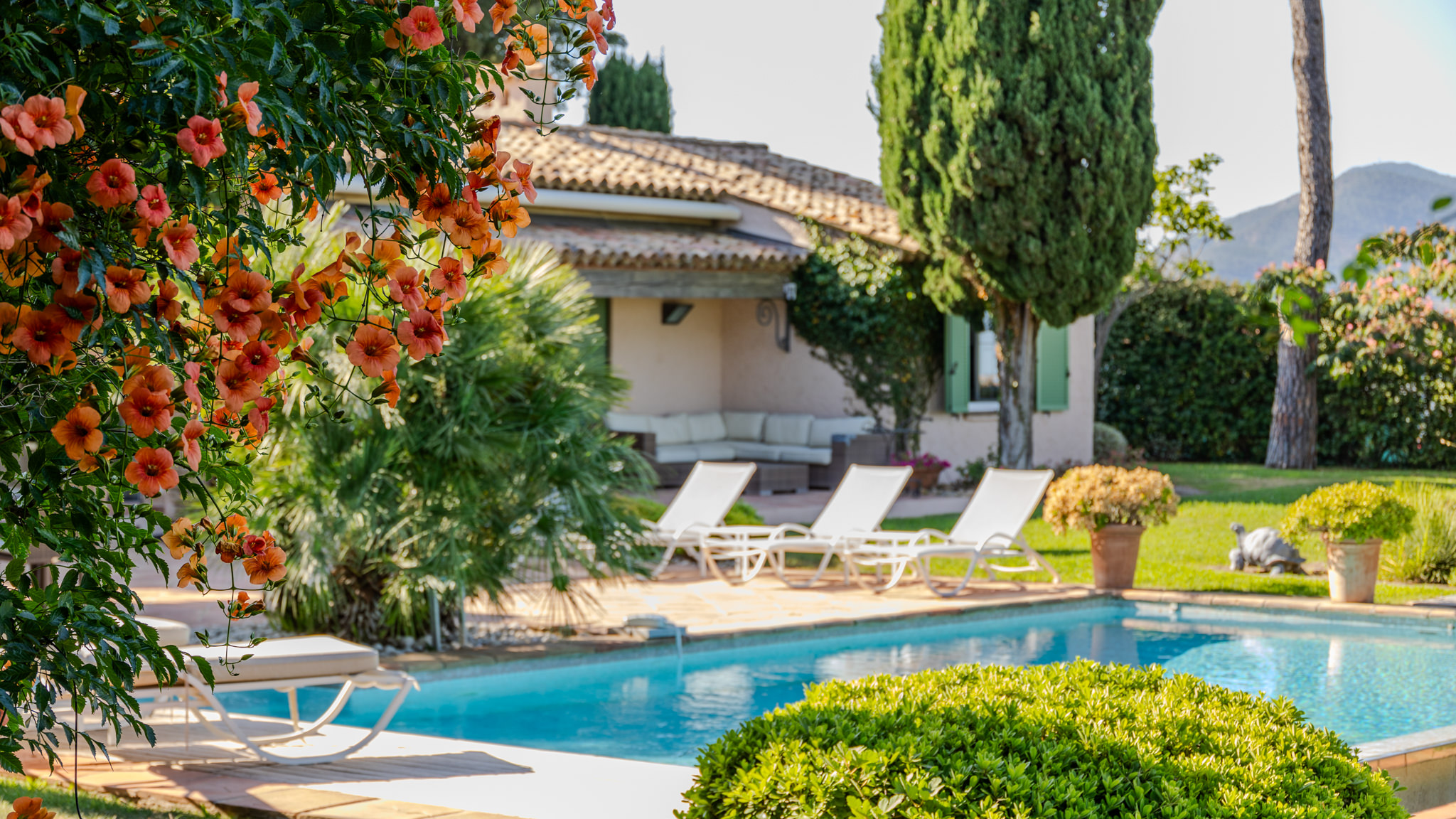 Villa 4/8 personnes à Sainte maxime avec un arboré de 3000 m2