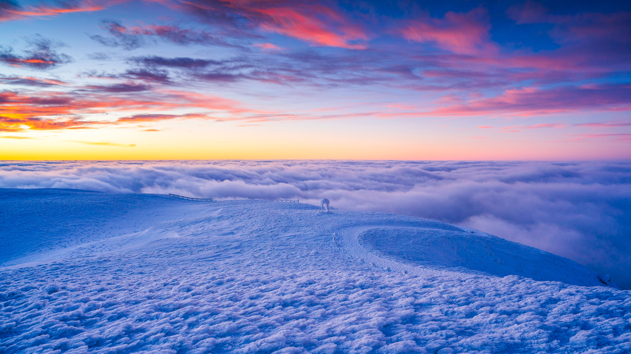 Mer de Nuages au sommet du Puy de Dôme