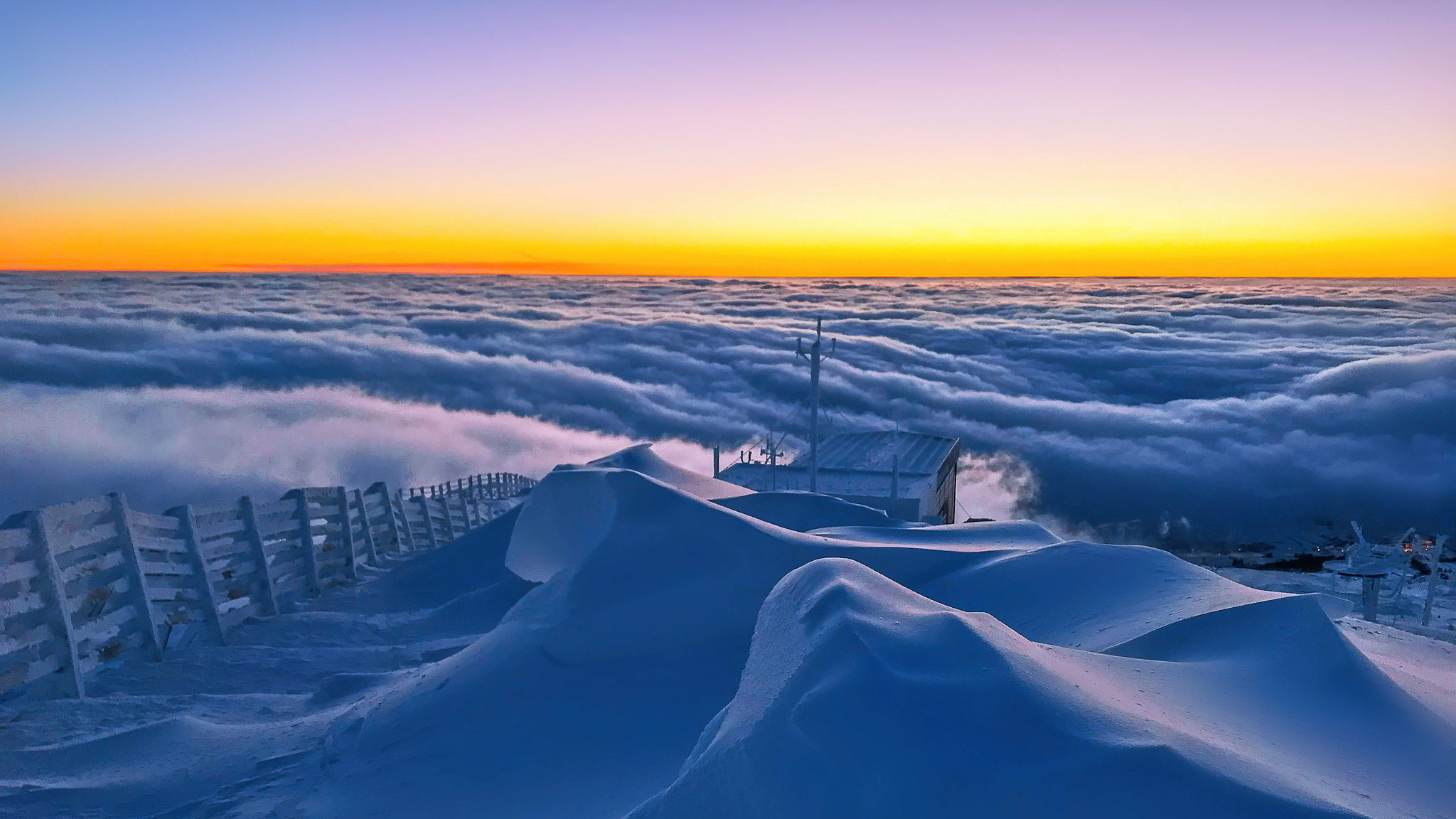 Mer de Nuages au Puy de la Perdrix à Super Besse