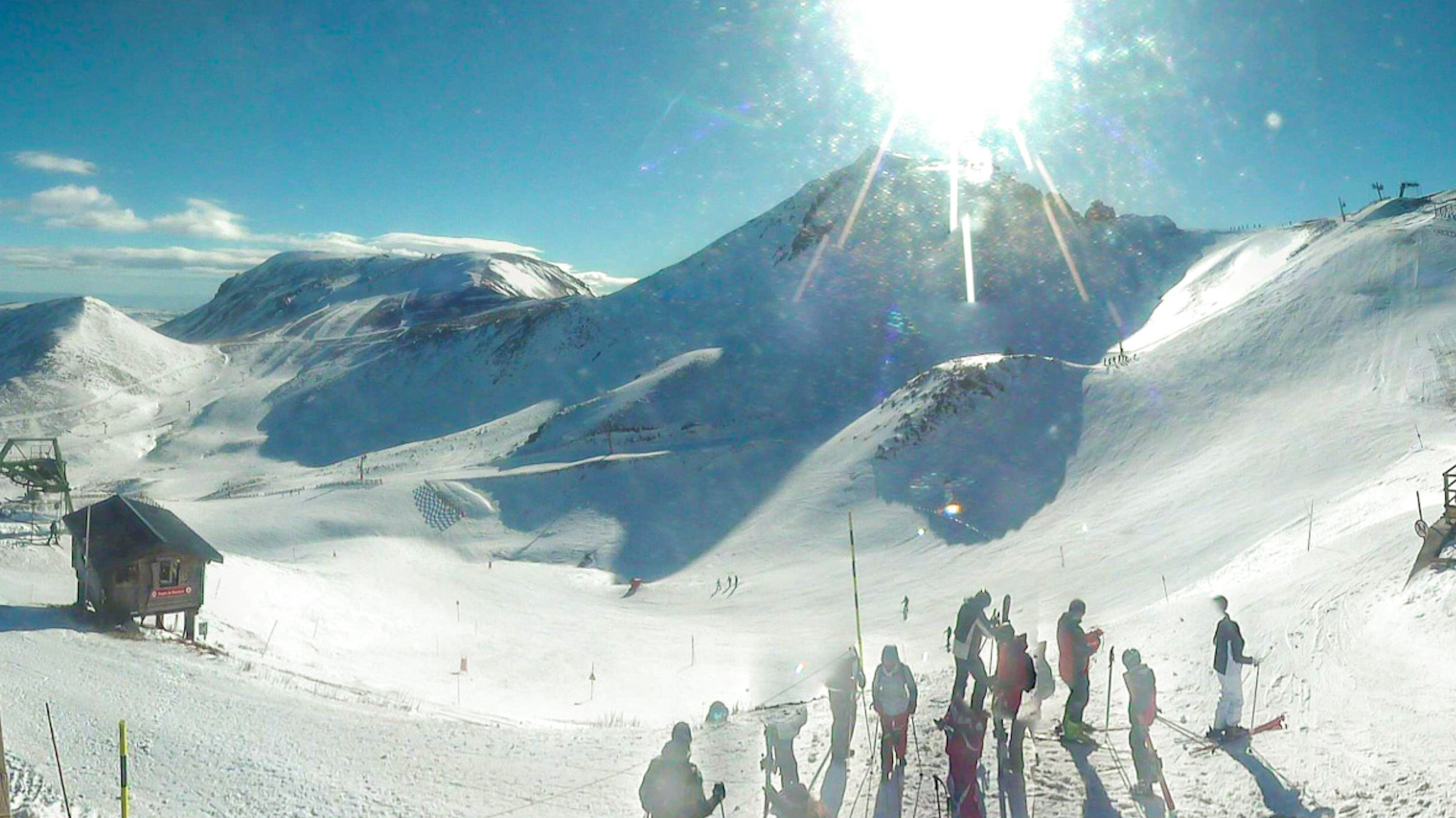 Skier dans le Massif du Sancy