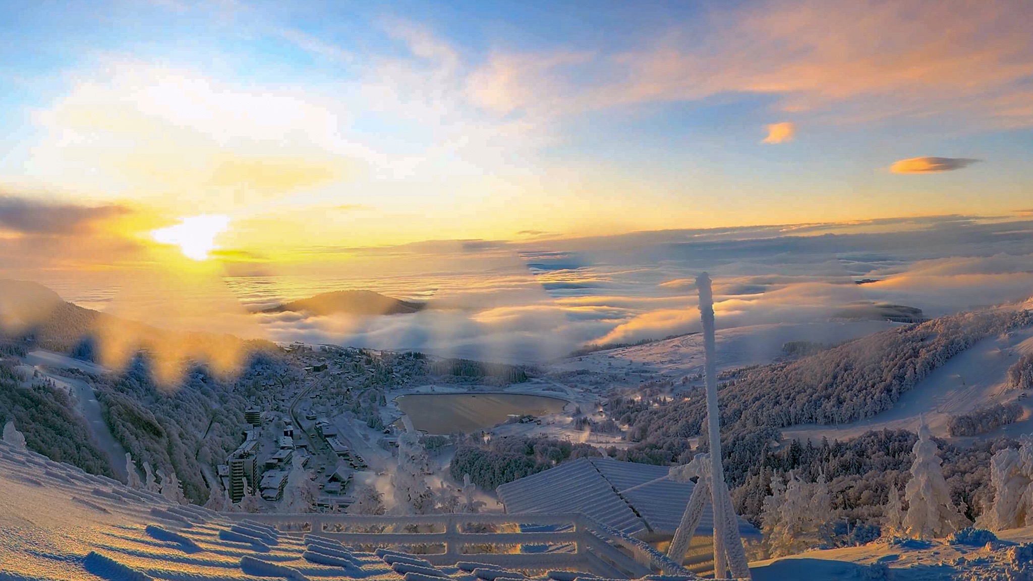 Mer de nuage Besse et Saint Anastaise (Puy de Dôme)