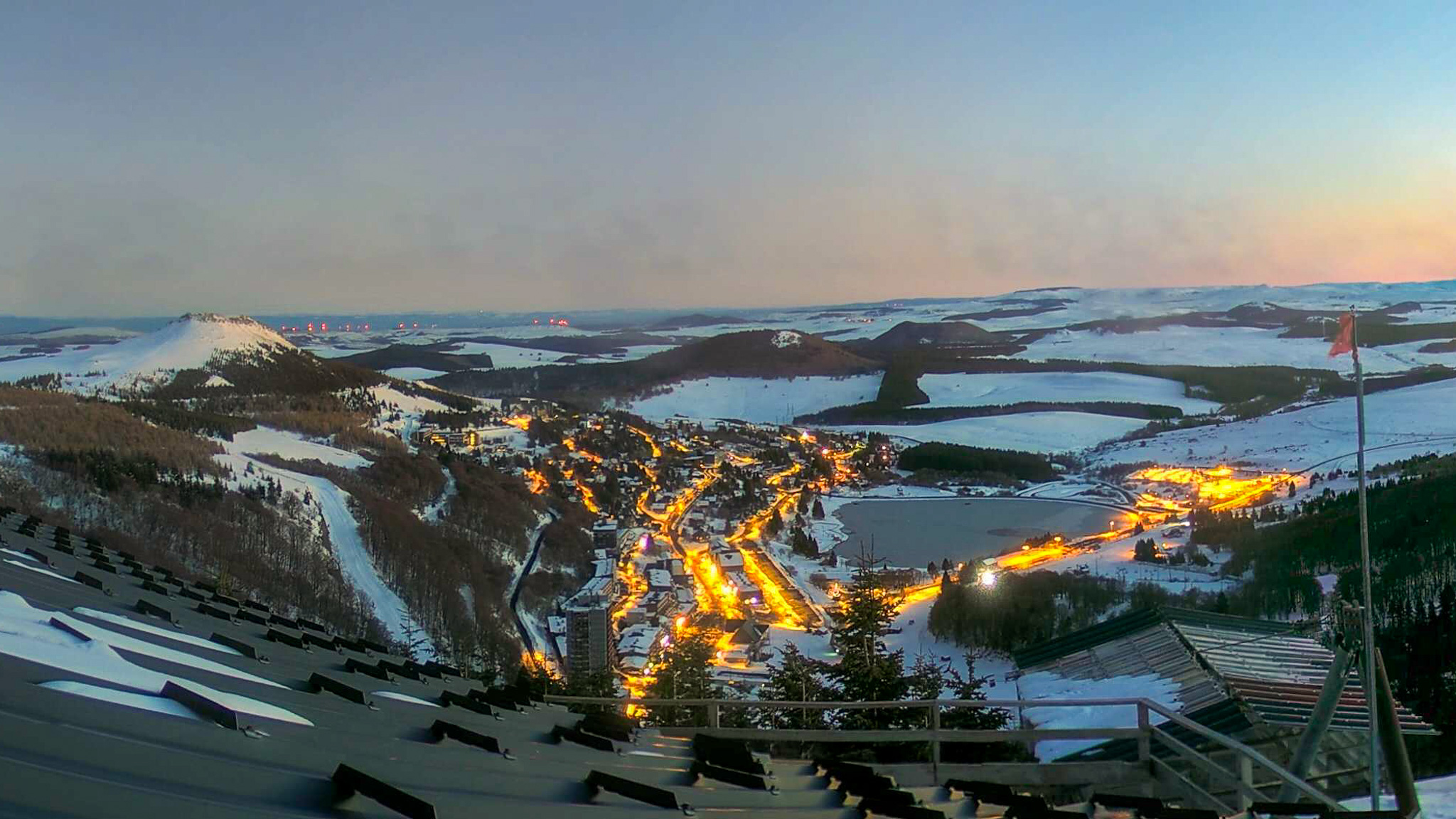 Vacances de Noël sous la neige à Super Besse dans le Sancy