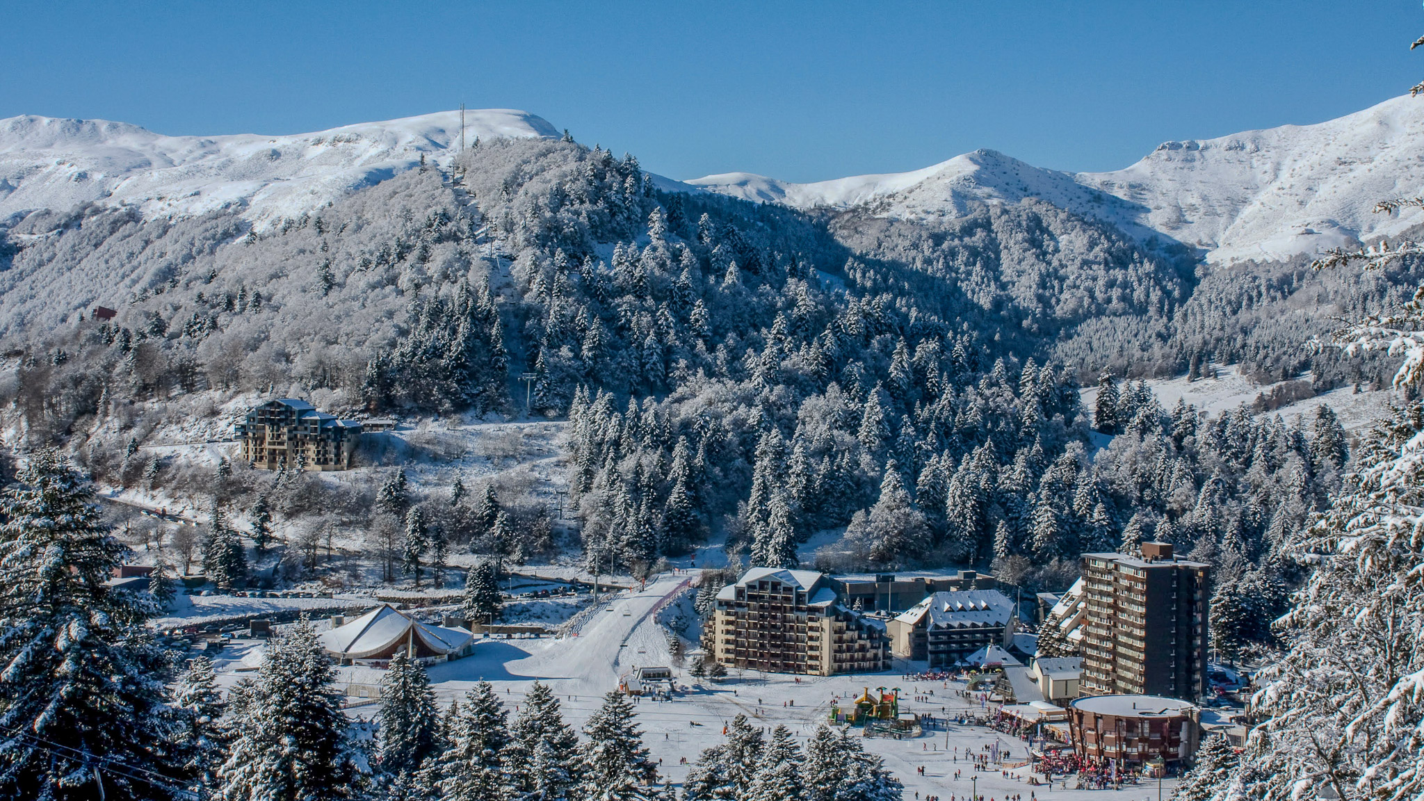 Le Lioran, ski dans le Cantal