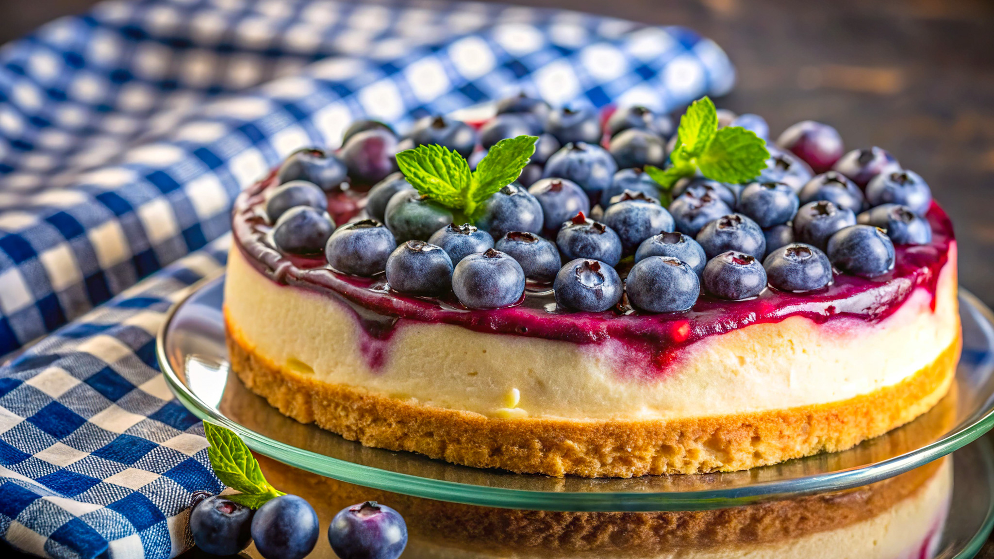 Tarte à la Myrtille individuelle